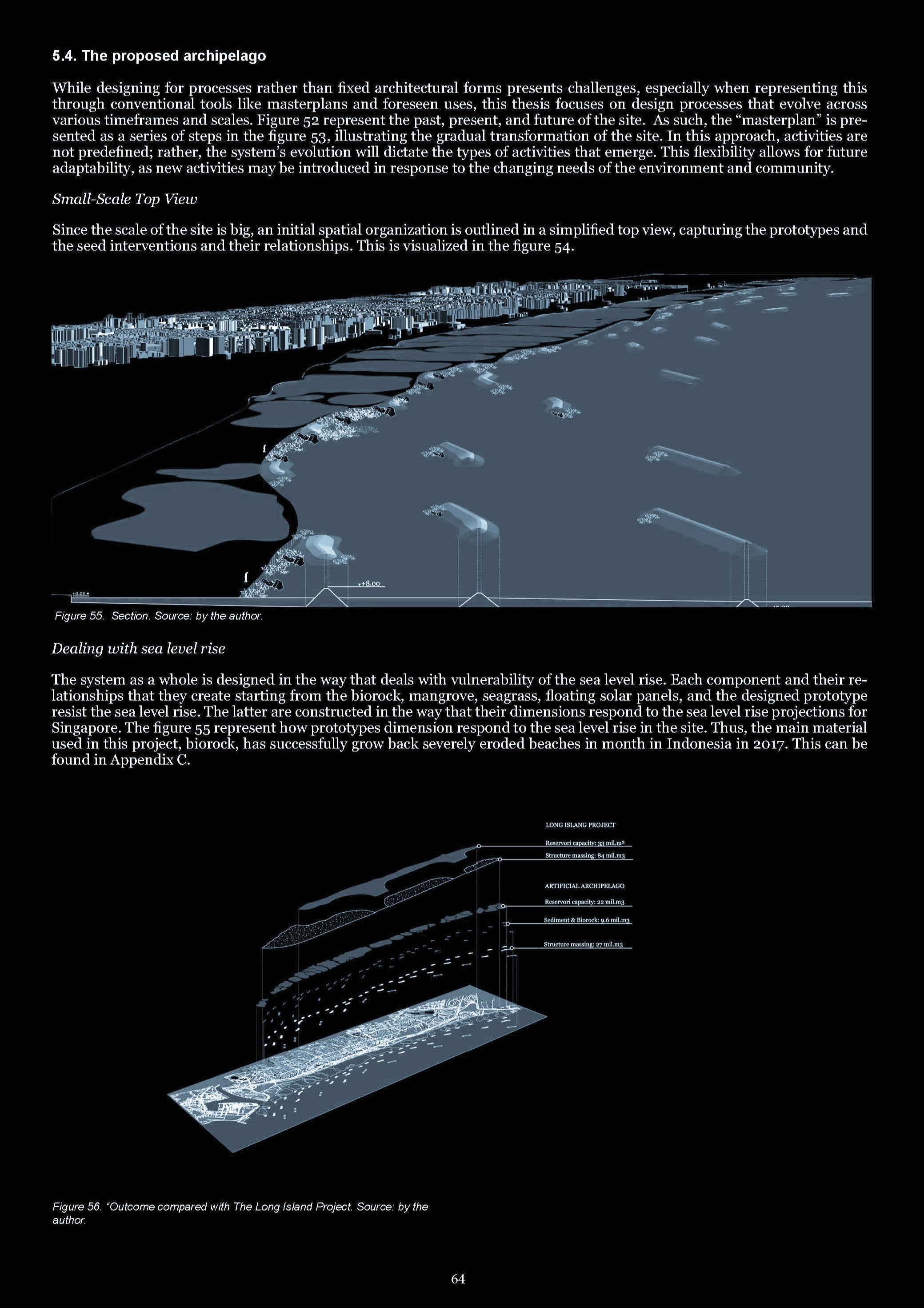 Coastline form-finding render