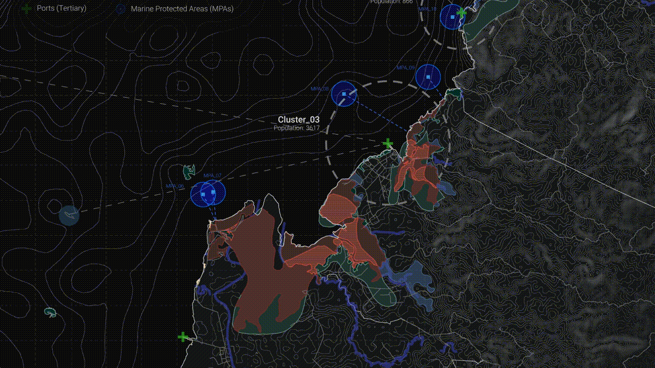 South East Asia Atlas — animated cluster map